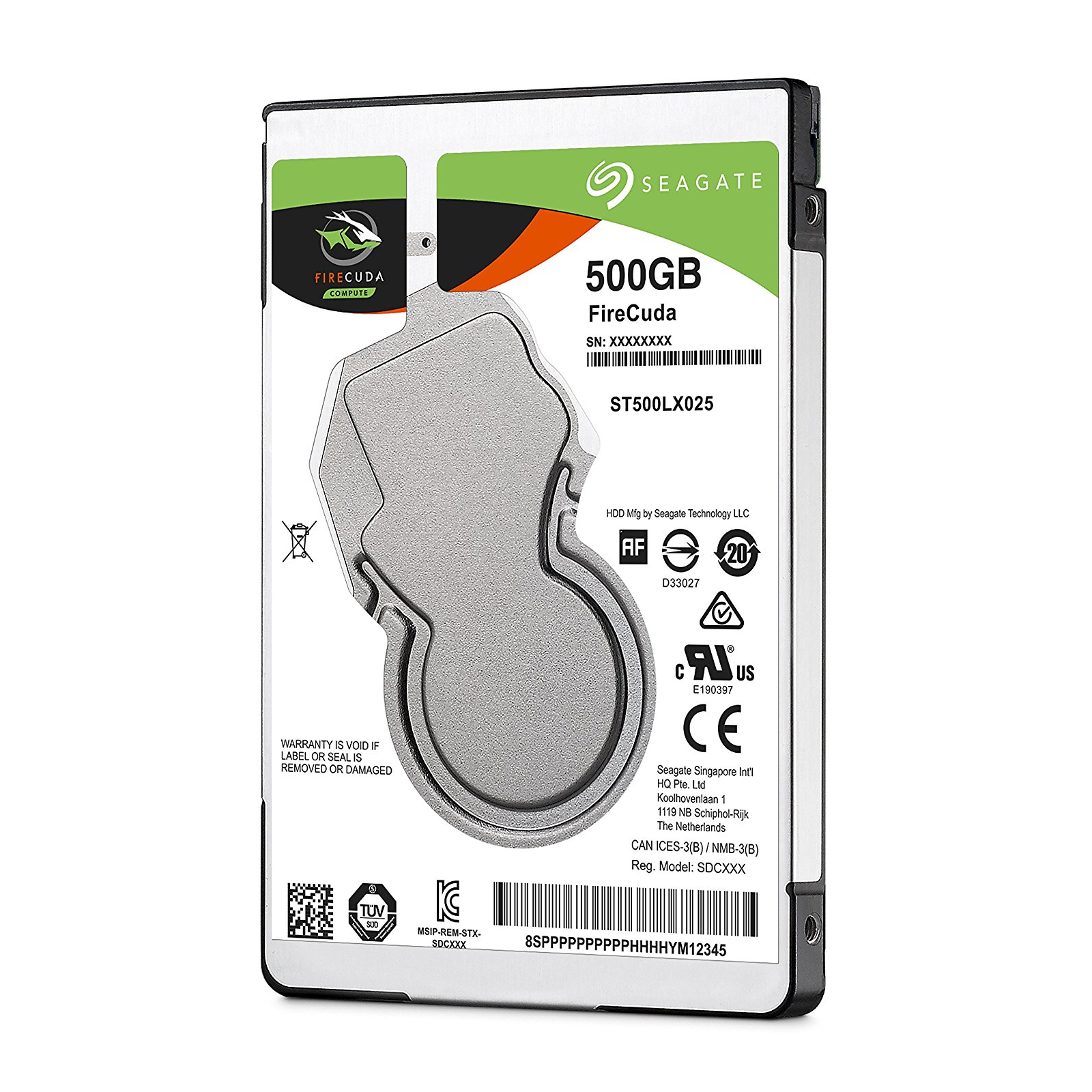 Жорсткий диск для ноутбука 2.5" 500GB Seagate (ST500LX025) зображення 3