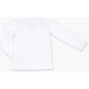 Кофта дитяча Breeze з шифоновими рукавами і стразами (8840-92G-white) зображення 2