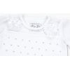 Кофта дитяча Breeze з шифоновими рукавами і стразами (8840-92G-white) зображення 3