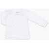 Кофта дитяча Breeze з шифоновими рукавами і стразами (8840-92G-white)