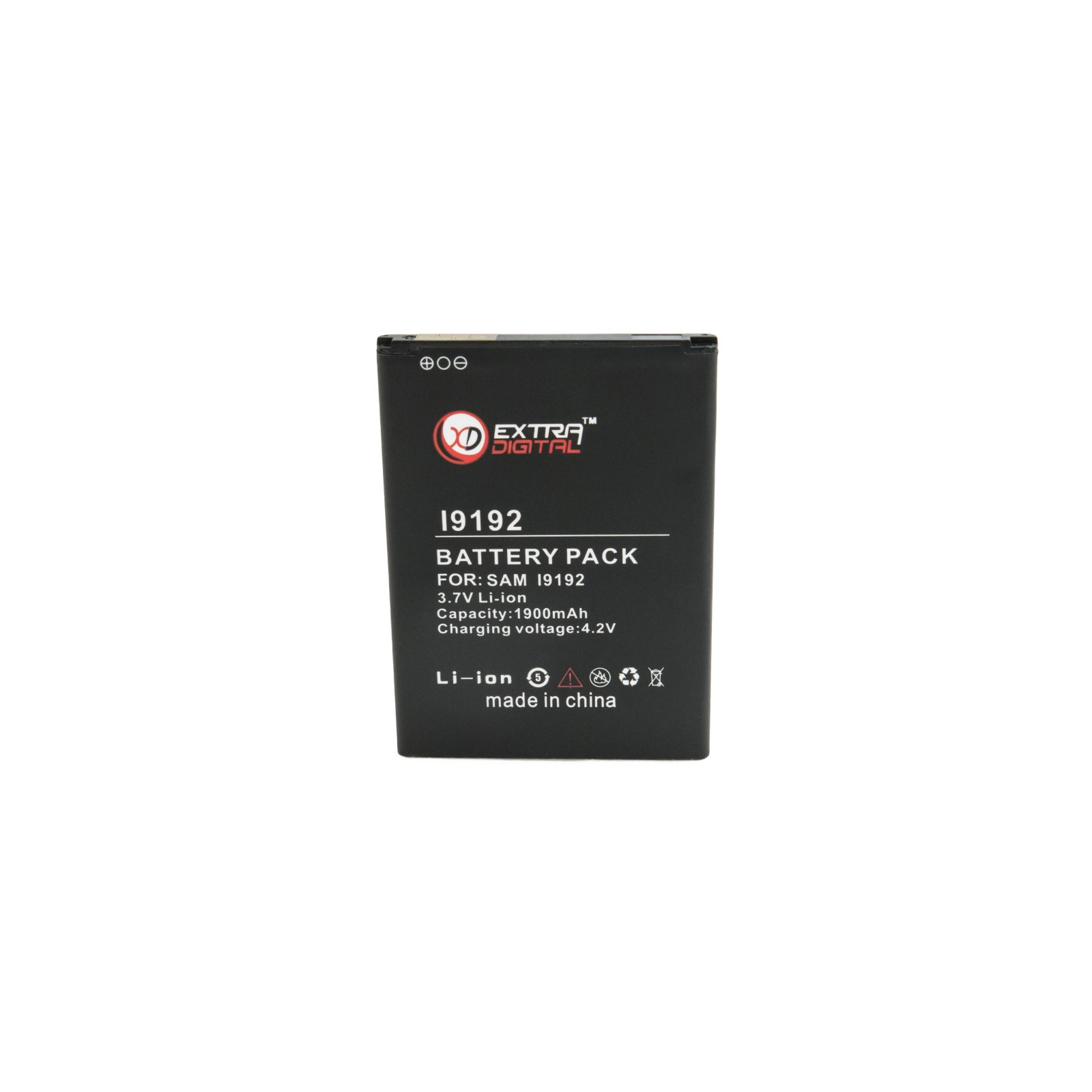 Аккумуляторная батарея Extradigital Samsung Galaxy S4 Mini Duos GT-i9192 (1900 mAh) (BMS6241)