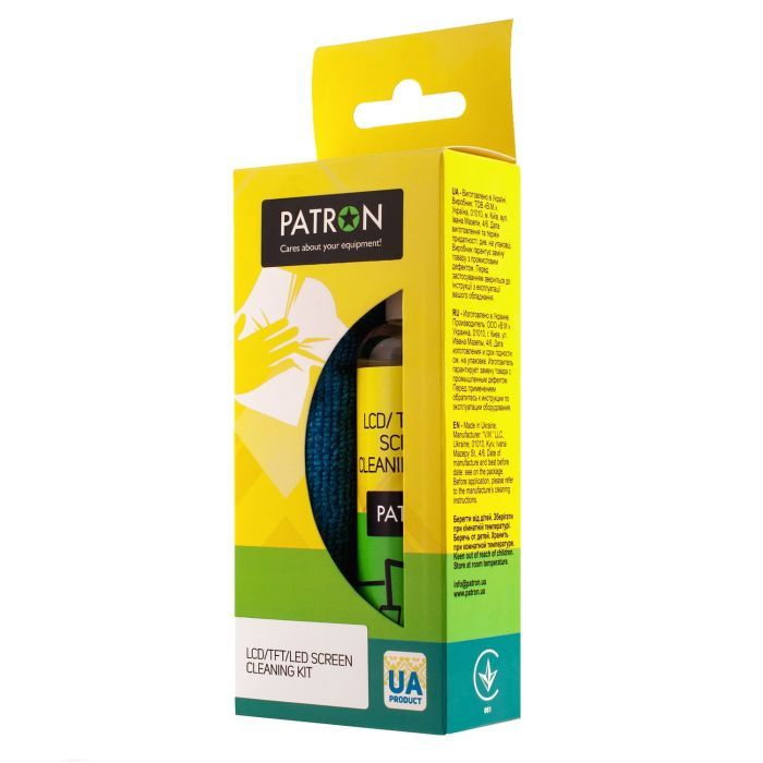 Спрей для очищення Patron Screen spray for TFT/LCD/LED 100мл (F3-017) зображення 3