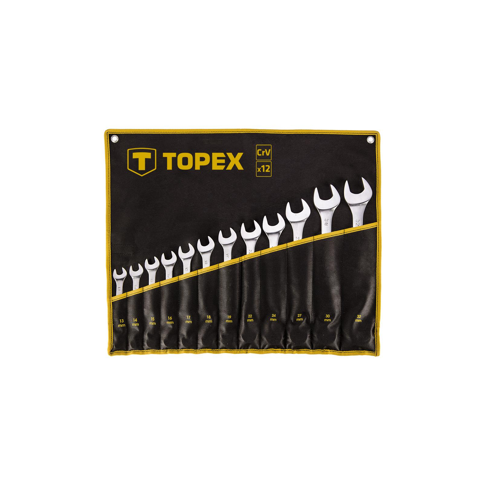 Набор инструментов Topex ключей комбинированных 13 -32 мм, 12 шт. (35D758)