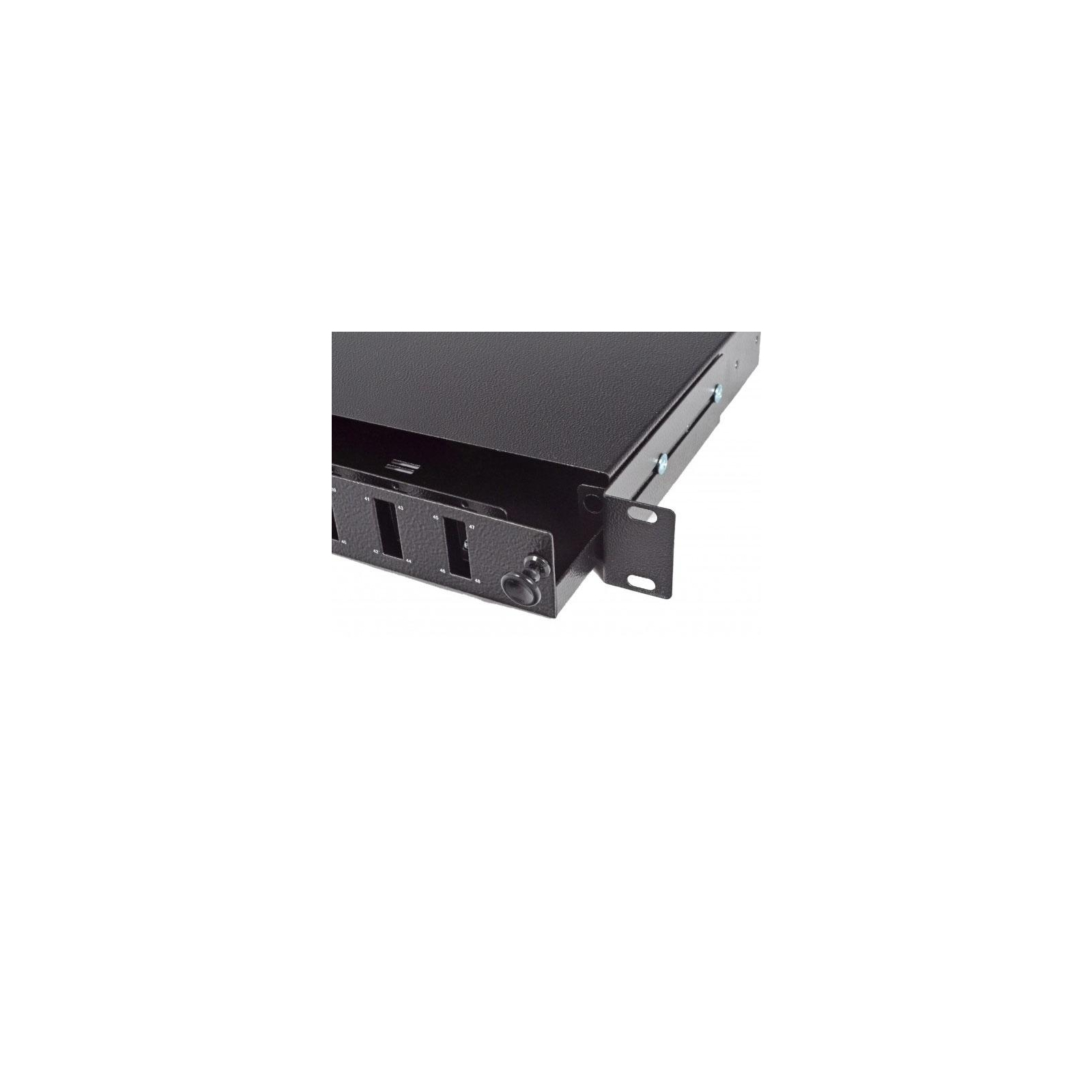 Патч-панель CMS 1U, 24 порта, под 12 адаптеров, SC-Duplex/LC-Guard, пустая (UA-FOP12SCD-B) изображение 2