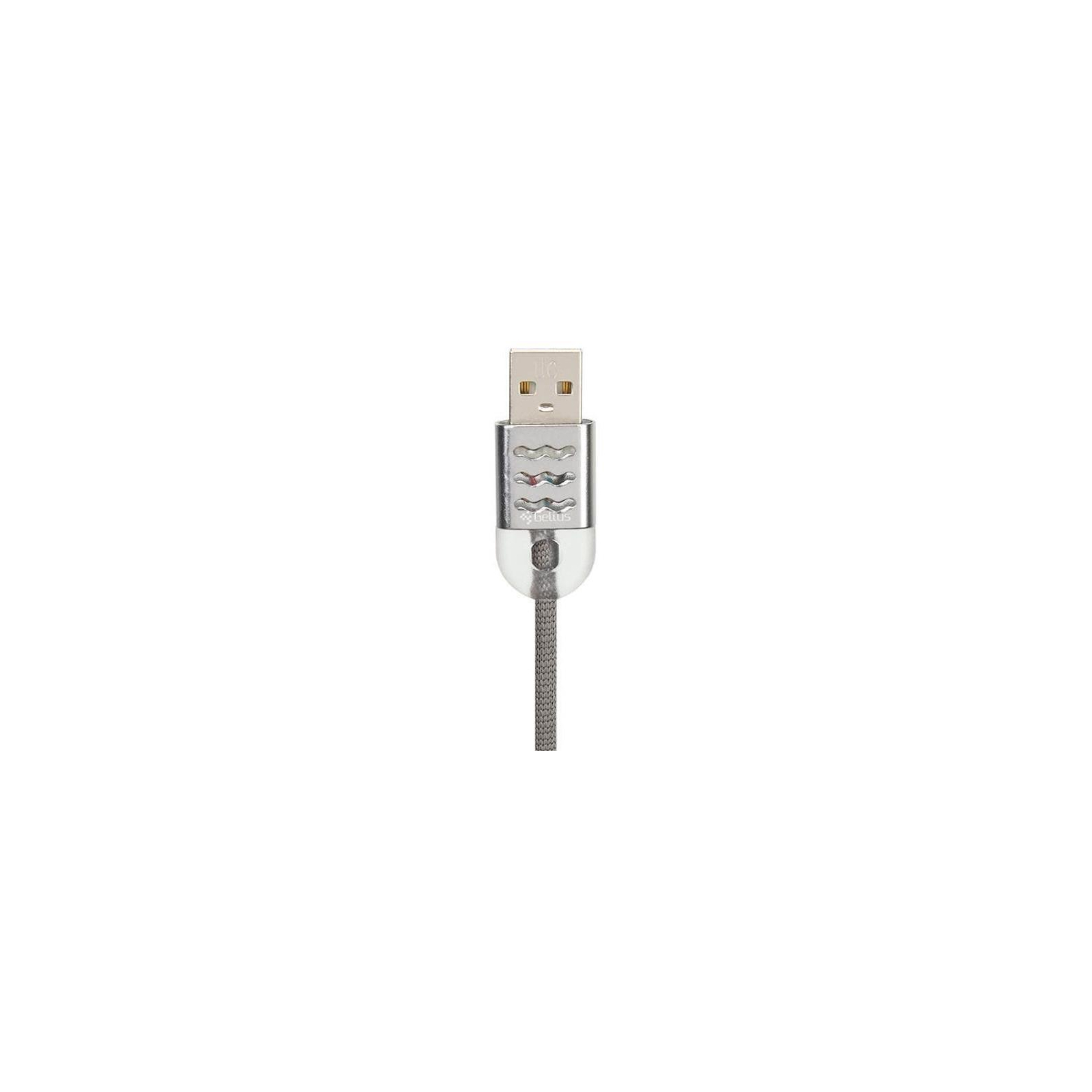 Дата кабель USB 2.0 AM to Micro 5P Pro Wave Light Grey Gelius (63261) изображение 3