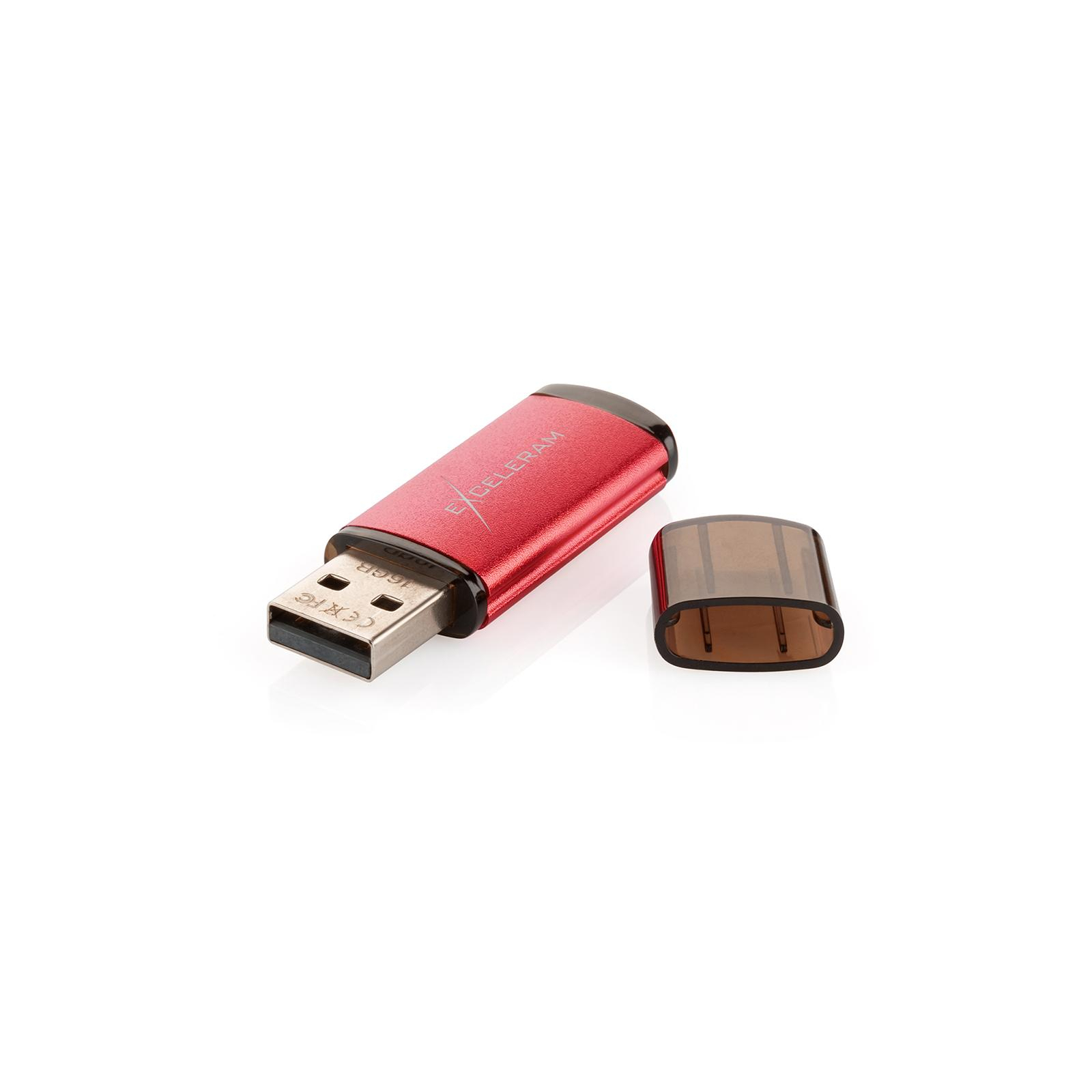 USB флеш накопичувач eXceleram 16GB A3 Series Red USB 2.0 (EXA3U2RE16) зображення 5