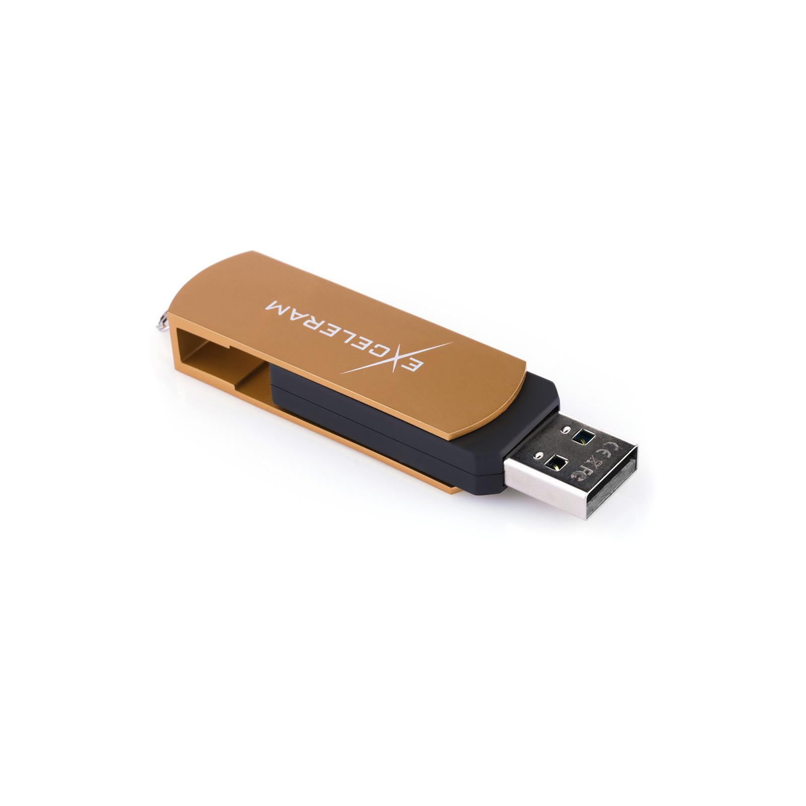 USB флеш накопитель eXceleram 16GB P2 Series Yellow2/Black USB 2.0 (EXP2U2Y2B16) изображение 5