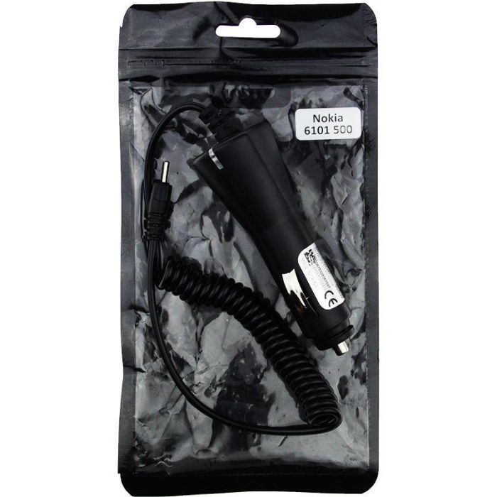 Зарядное устройство Toto TZY-63 Car charger Nokia 6101 500 mA 1.2m Black (F_53349) изображение 2