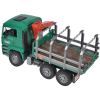 Спецтехника Bruder MAN перевозчик брёвен с краном-погрузчиком 1:16 (02769) изображение 4