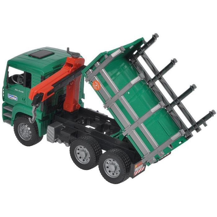 Спецтехника Bruder MAN перевозчик брёвен с краном-погрузчиком 1:16 (02769) изображение 5