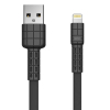 Дата кабель USB 2.0 AM to Lightning 1.0m Armor Series black Remax (RC-116I-BLACK)