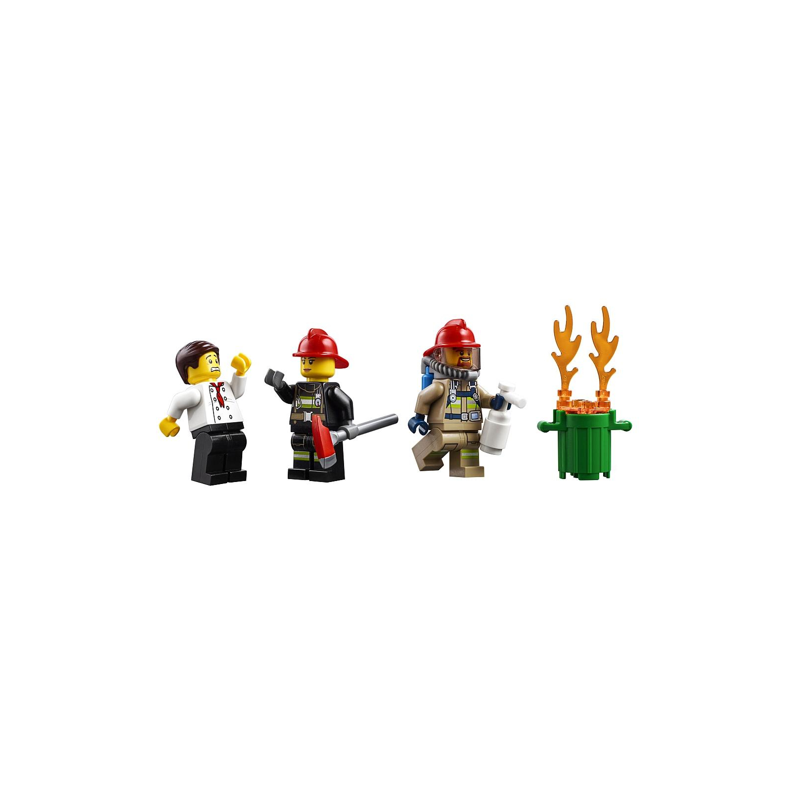 Конструктор LEGO City Пожар в бургер-кафе 327 деталей (60214) изображение 5
