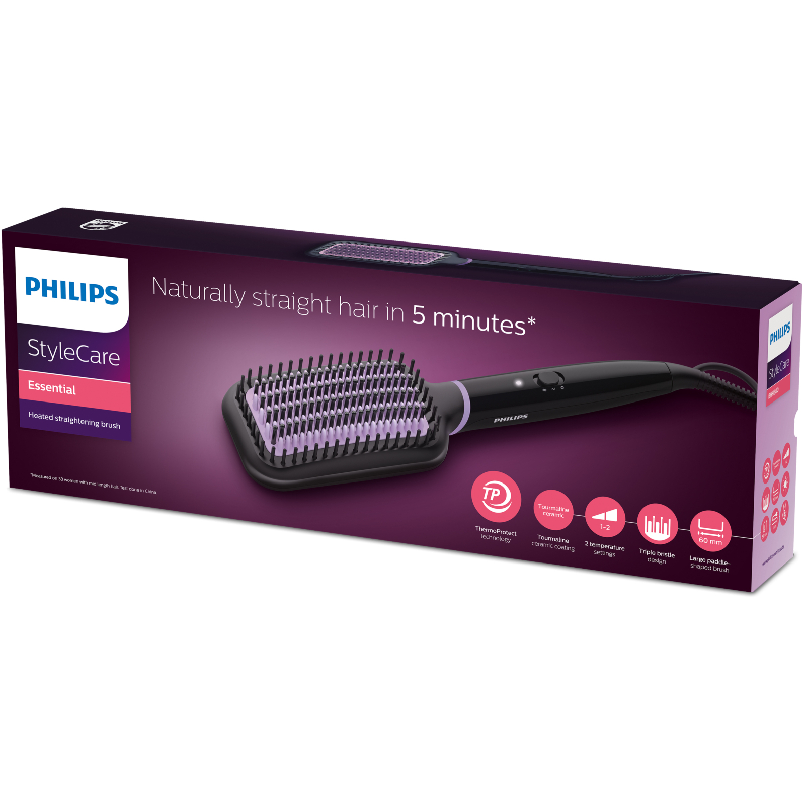 Електрощітка для волосся Philips BHH880/00 зображення 11
