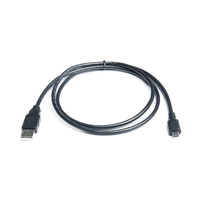 Дата кабель USB 2.0 AM to Micro 5P 1.0m Pro black REAL-EL (EL123500023)