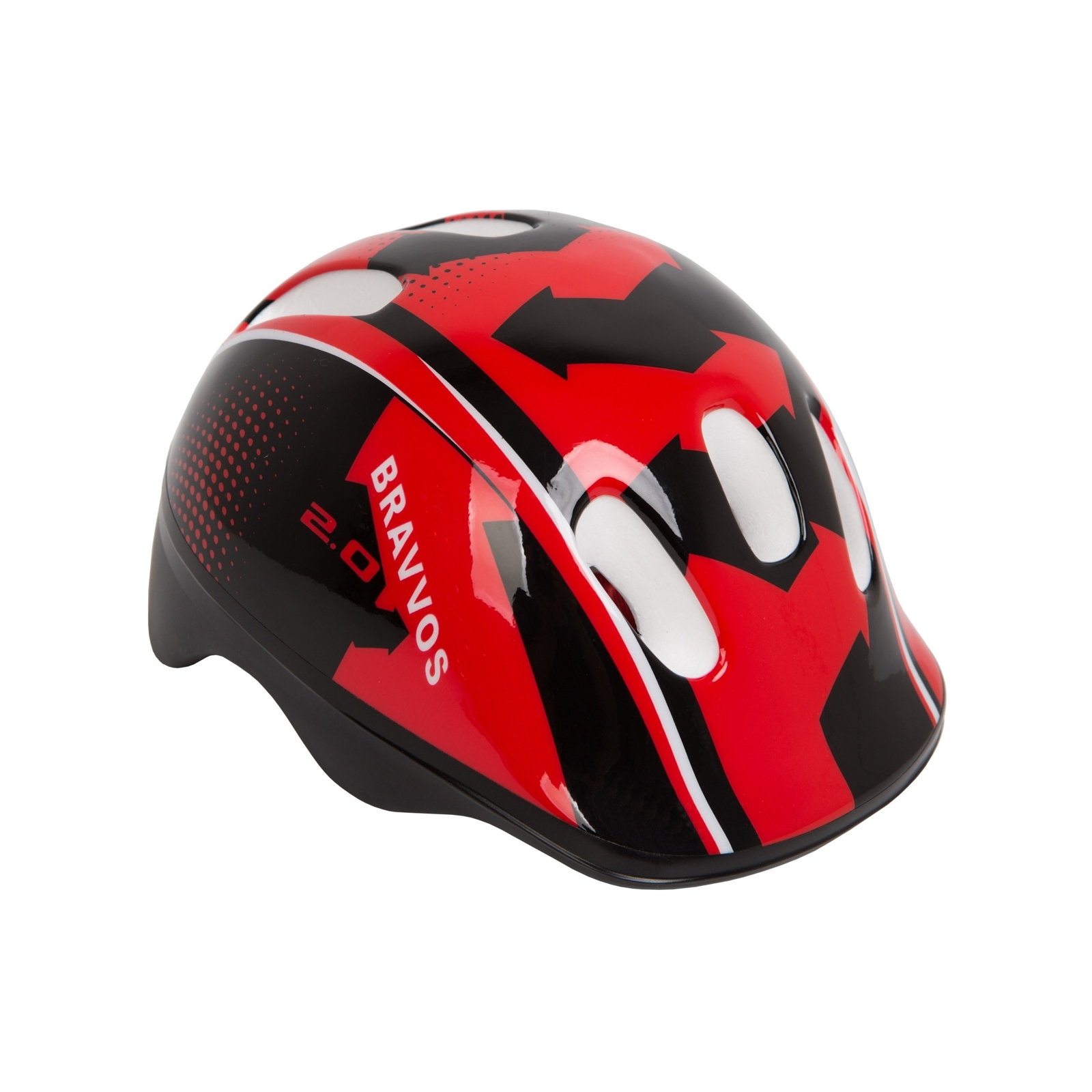 Шлем Velotrade HEL100 черно-красный детский (HEAD-007)