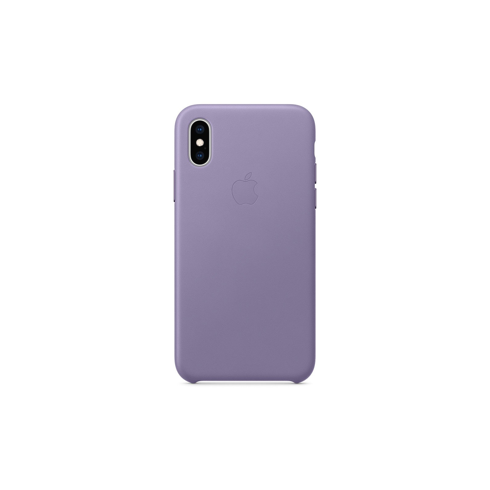 Чохол до мобільного телефона Apple iPhone XS Leather Case - Lilac (MVFR2ZM/A) зображення 2