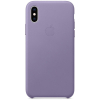 Чехол для мобильного телефона Apple iPhone XS Leather Case - Lilac (MVFR2ZM/A) изображение 2