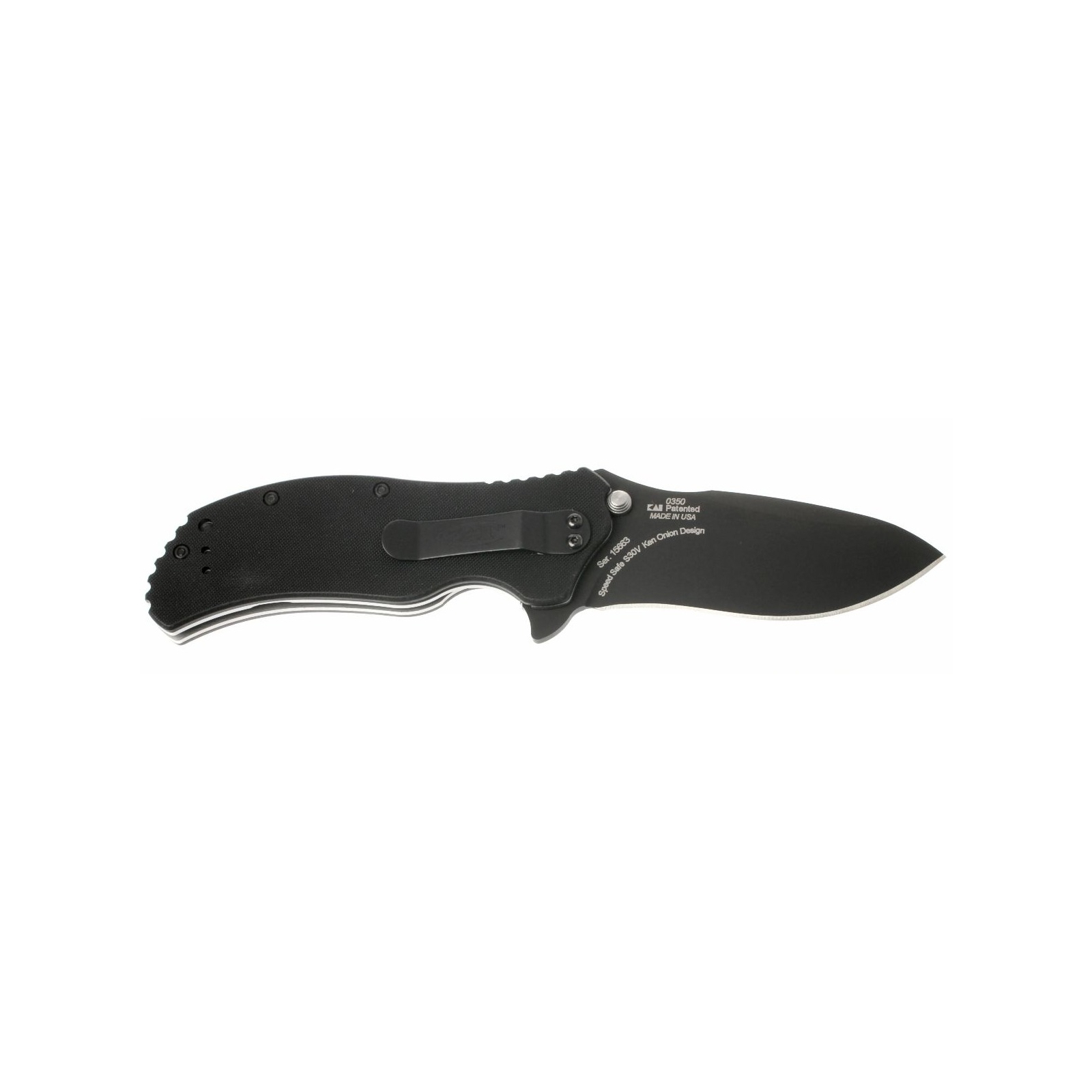 Нож ZT Matte Black Folder (0350) изображение 2