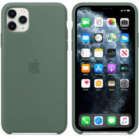 Чехол для мобильного телефона Apple iPhone 11 Pro Max Silicone Case - Pine Green (MX012ZM/A) изображение 3