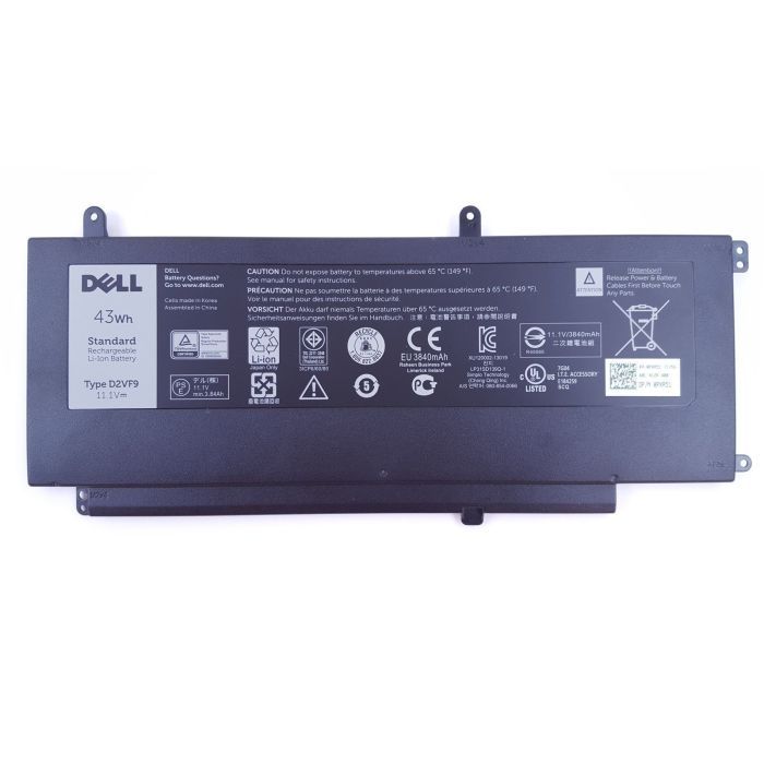 Аккумулятор для ноутбука Dell Inspiron 15-7547 D2VF9, 43Wh (3840mAh), 3cell, 11.1V, Li-ion (A47199) изображение 3
