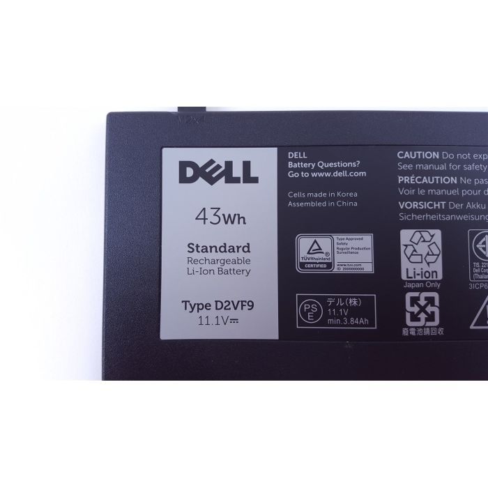 Аккумулятор для ноутбука Dell Inspiron 15-7547 D2VF9, 43Wh (3840mAh), 3cell, 11.1V, Li-ion (A47199) изображение 5
