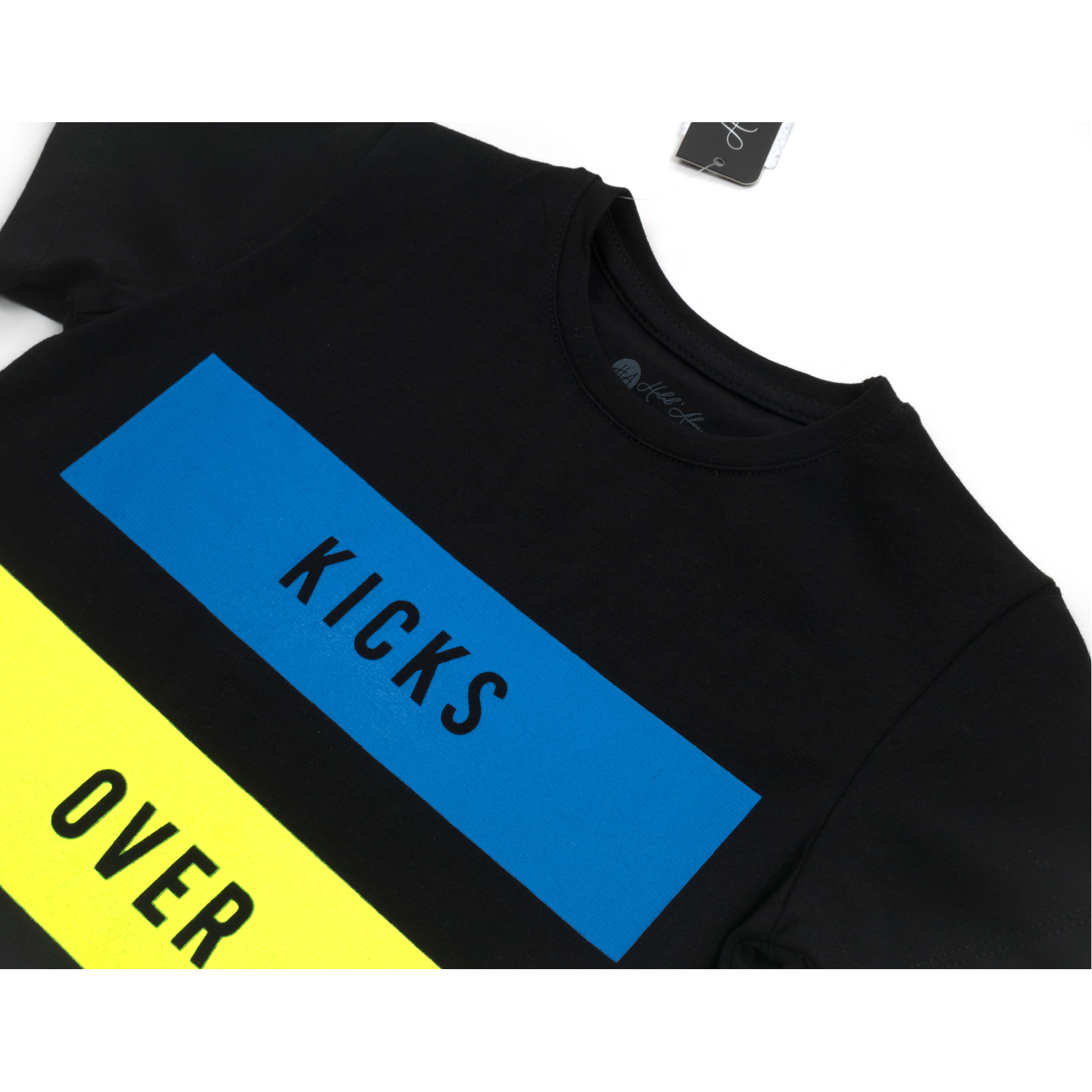 Набор детской одежды H.A футболка с бриджами (M-120-122B-black) изображение 7