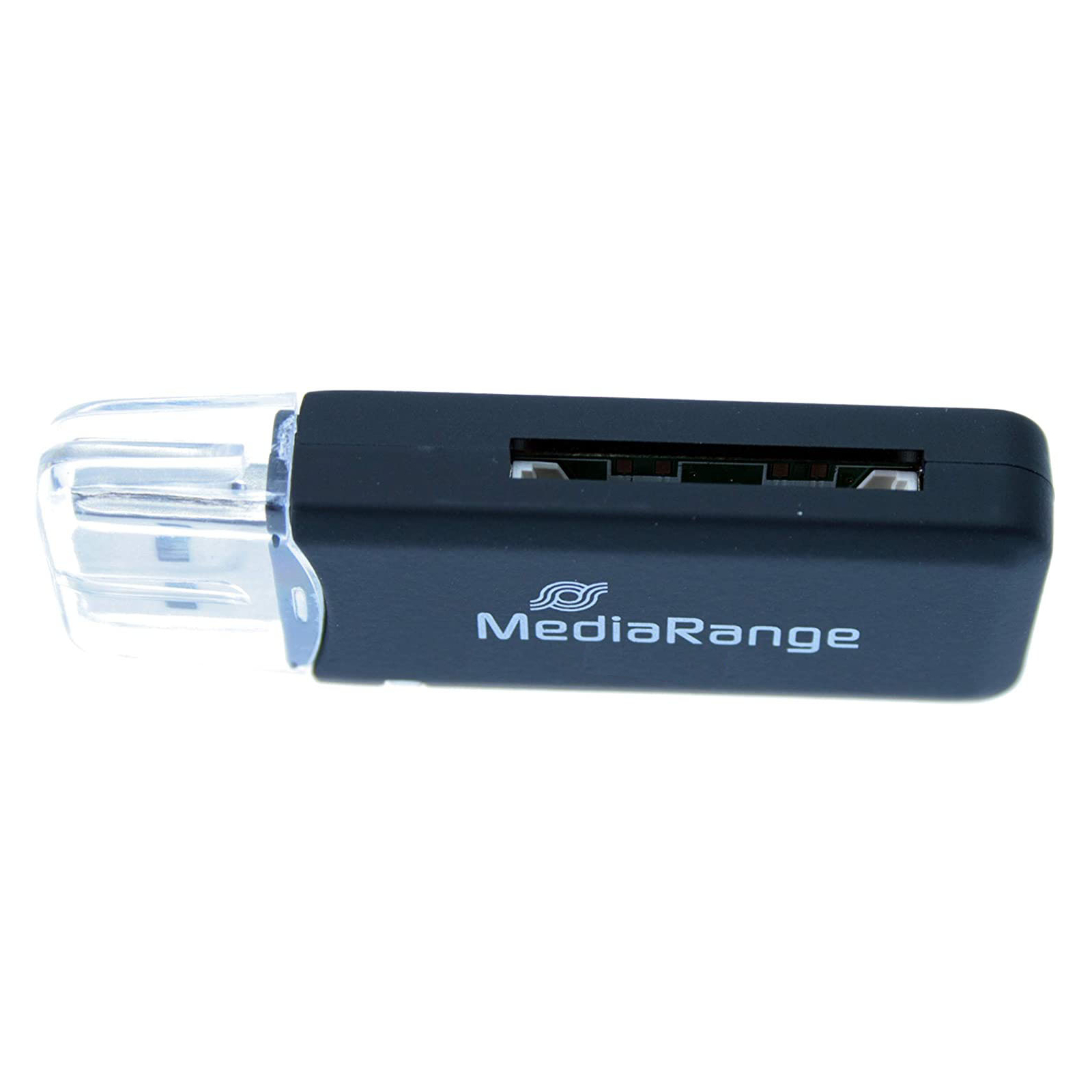 Считыватель флеш-карт Mediarange USB 2.0 black (MRCS506)