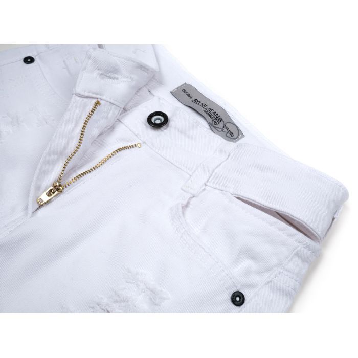 Шорти дитячі A-Yugi джинсові (9207-140G-white) зображення 3