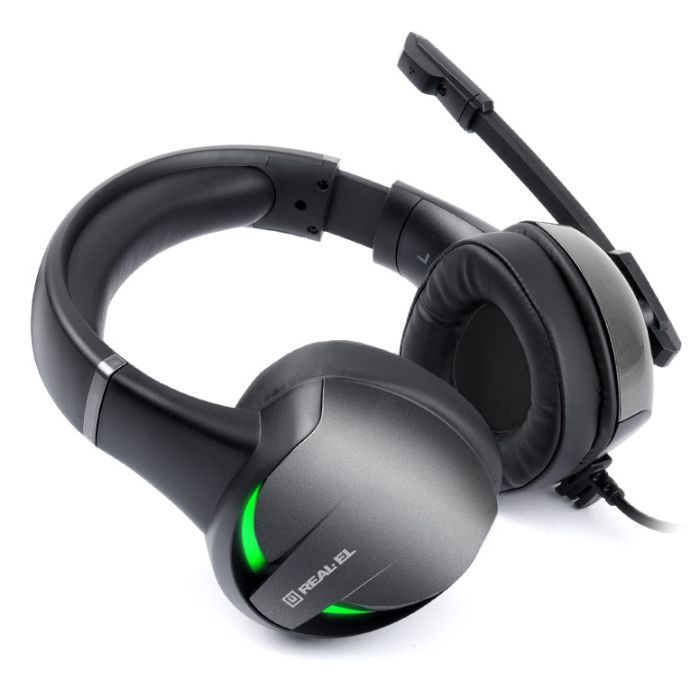 Навушники REAL-EL GDX-7620 Black зображення 2
