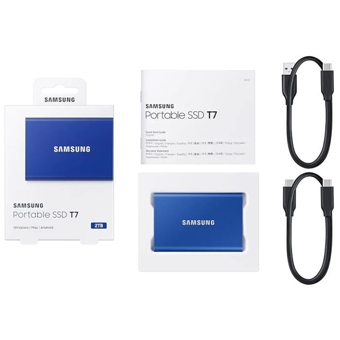 Накопитель SSD USB 3.2 2TB T7 Samsung (MU-PC2T0H/WW) изображение 11