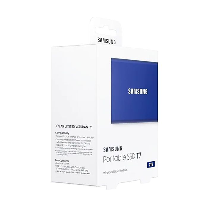 Накопитель SSD USB 3.2 2TB T7 Samsung (MU-PC2T0H/WW) изображение 9