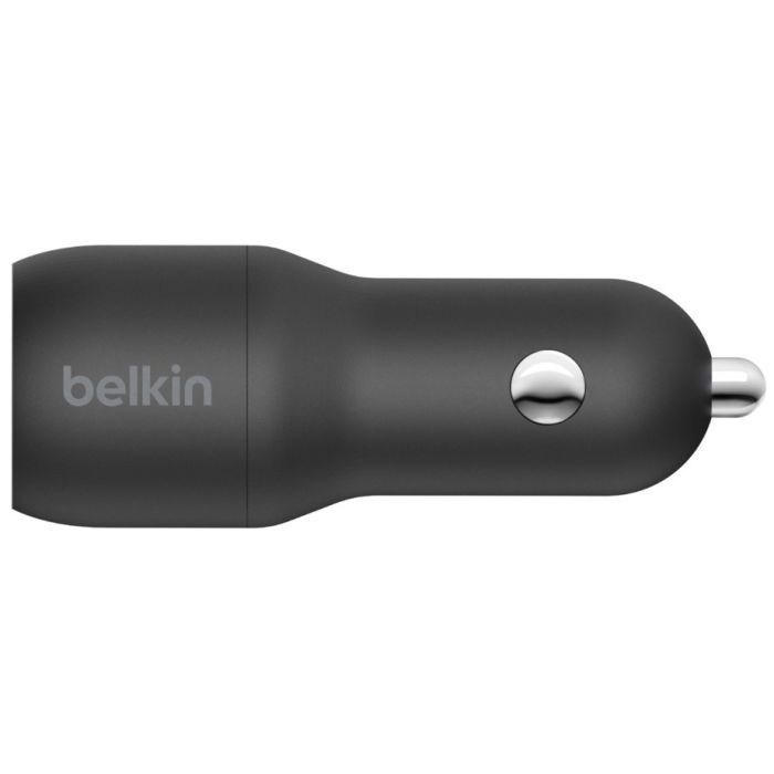 Зарядное устройство Belkin Car Charger 24W Dual USB-A black (CCB001BTBK) изображение 2