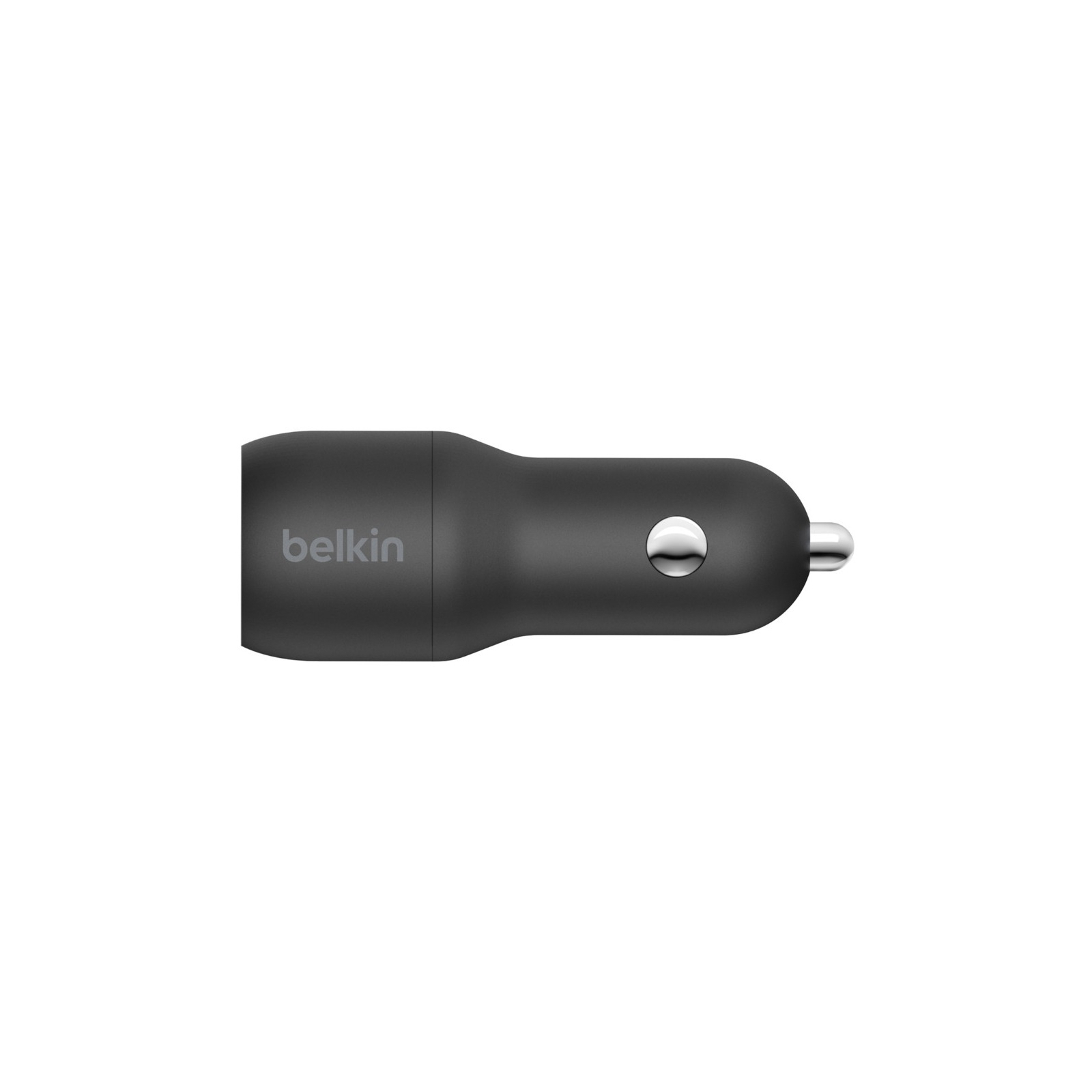 Зарядное устройство Belkin Car Charger 24W Dual USB-A black (CCB001BTBK) изображение 2