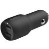 Зарядное устройство Belkin Car Charger 24W Dual USB-A black (CCB001BTBK) изображение 3