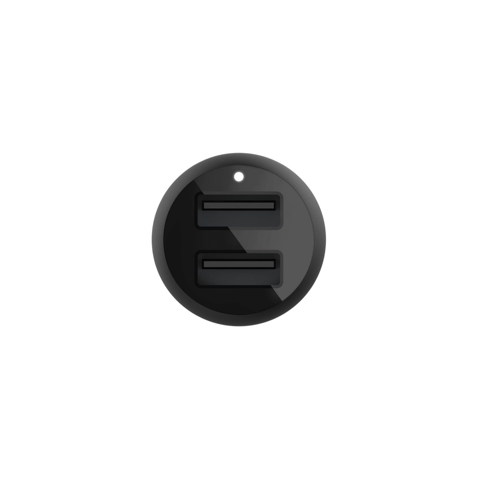 Зарядний пристрій Belkin Car Charger 24W Dual USB-A black (CCB001BTBK) зображення 5
