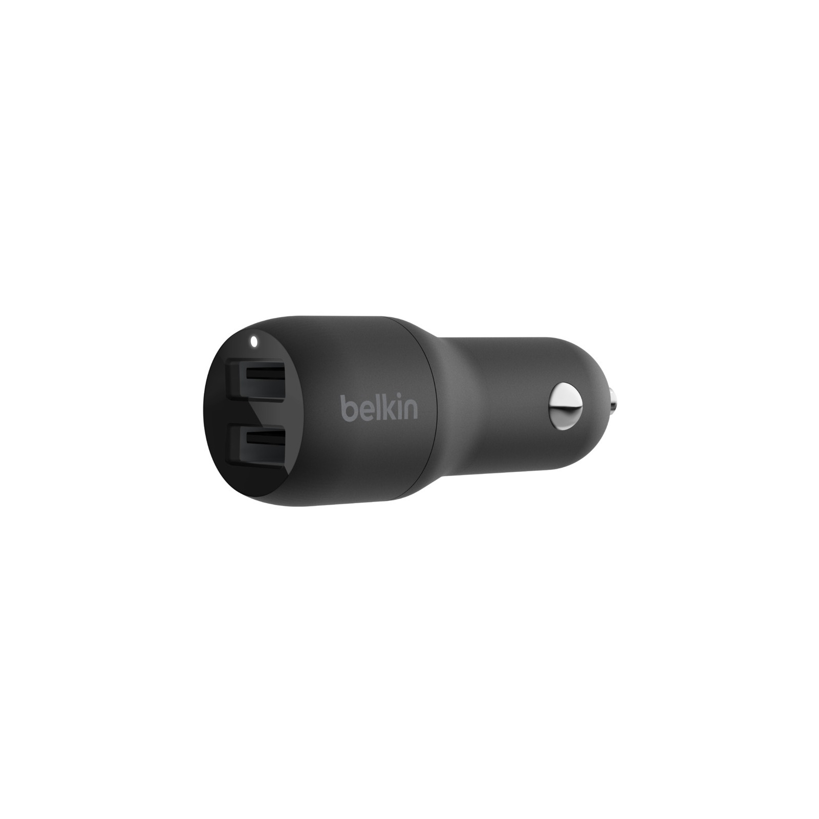 Зарядное устройство Belkin Car Charger 24W Dual USB-A black (CCB001BTBK)