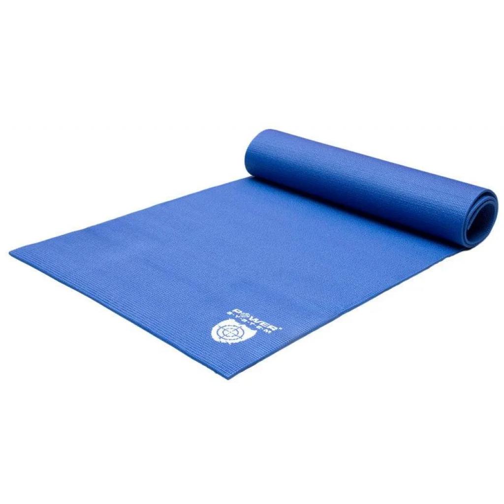 Килимок для фітнесу Power System Fitness Yoga Mat PS-4014 Blue (PS-4014_Blue) зображення 5