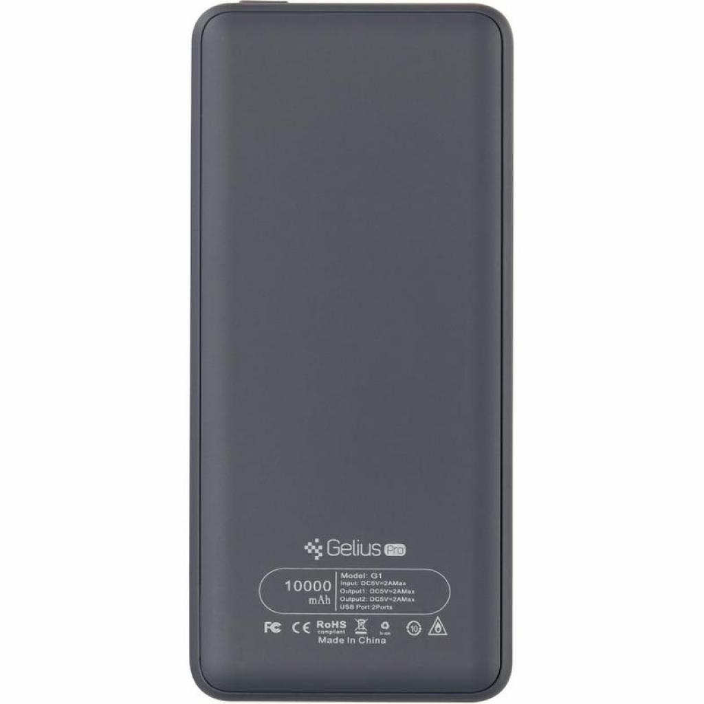 Батарея универсальная Gelius Pro Soft GP-PB10-G1 10000mAh Dark Blue (00000071650) изображение 2
