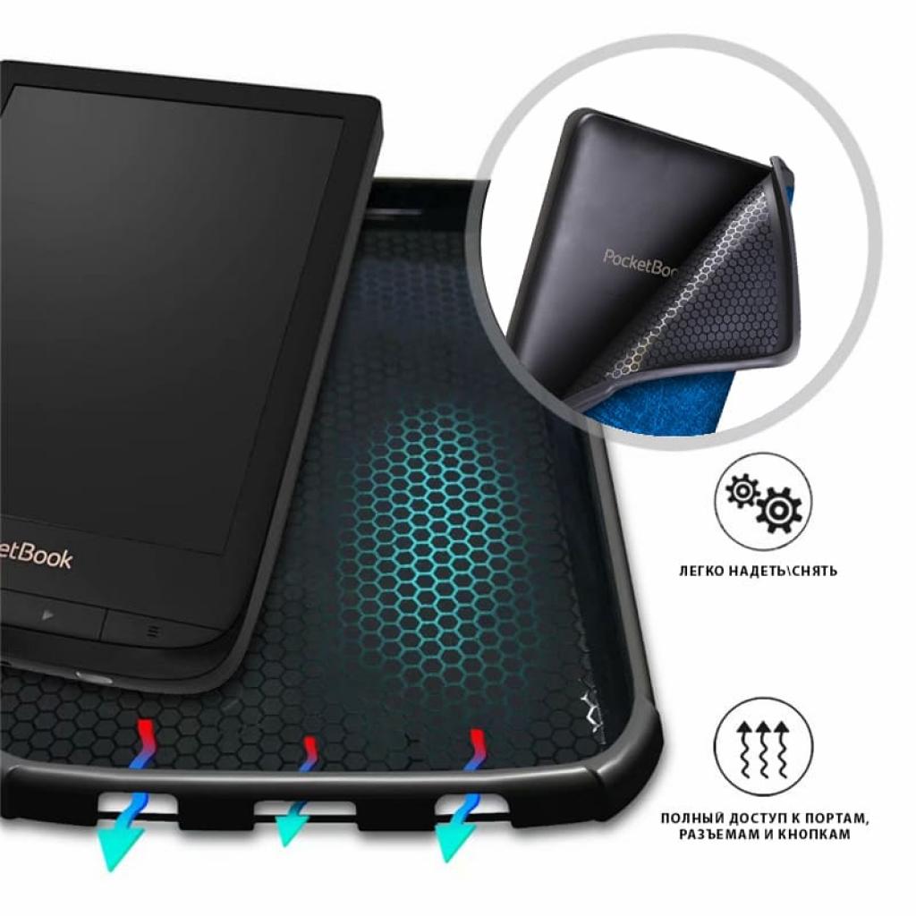 Чехол для электронной книги AirOn Premium PocketBook 606/628/633 dark blue (4821784622174) изображение 4