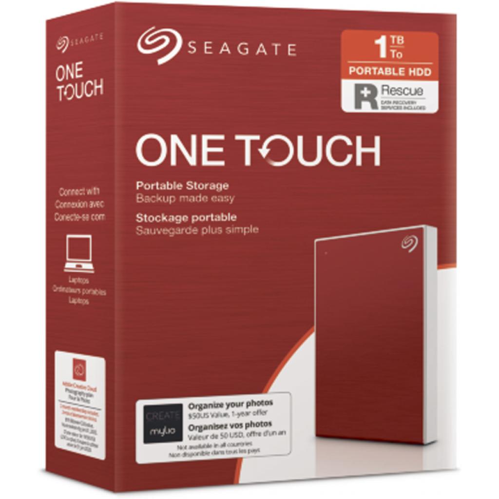 Внешний жесткий диск 2.5" 1TB One Touch USB 3.2 Seagate (STKB1000403) изображение 8