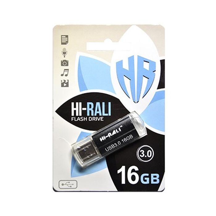 USB флеш накопитель Hi-Rali 16GB Corsair Series Black USB 3.0 (HI-16GB3CORBK)