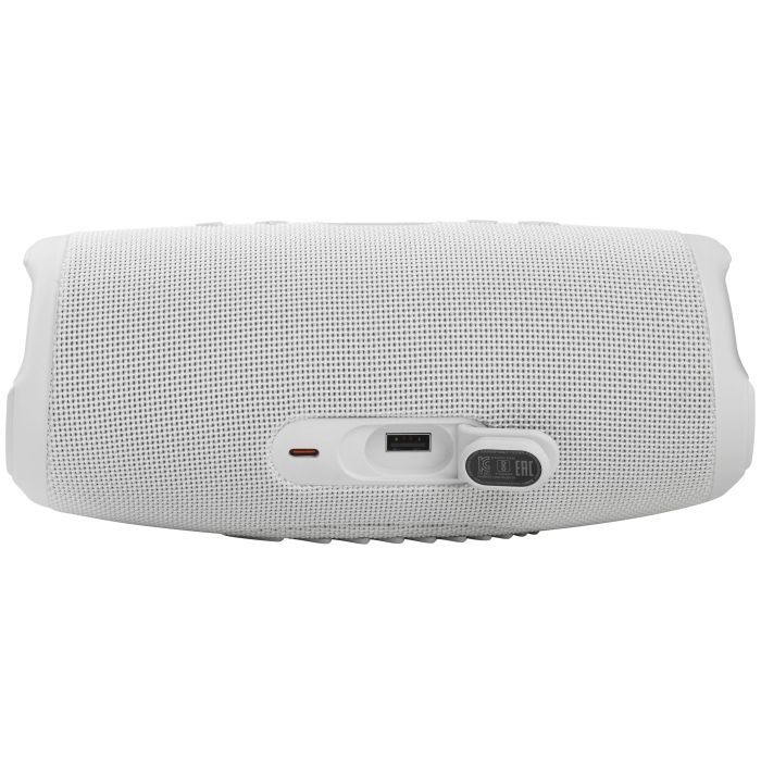 Акустическая система JBL Charge 5 White (JBLCHARGE5WHT) изображение 4