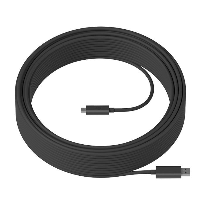 Кабель для передачі даних Logitech Strong USB 3.1 Cable 25M (939-001802)