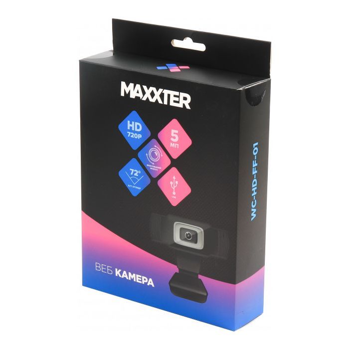 Веб-камера Maxxter HD 1280x720 (WC-HD-FF-01) изображение 4