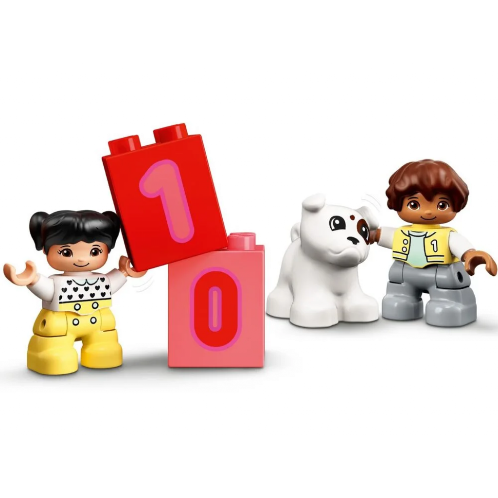 Конструктор LEGO Duplo Поезд с цифрами учимся считать 23 детали (10954) изображение 3