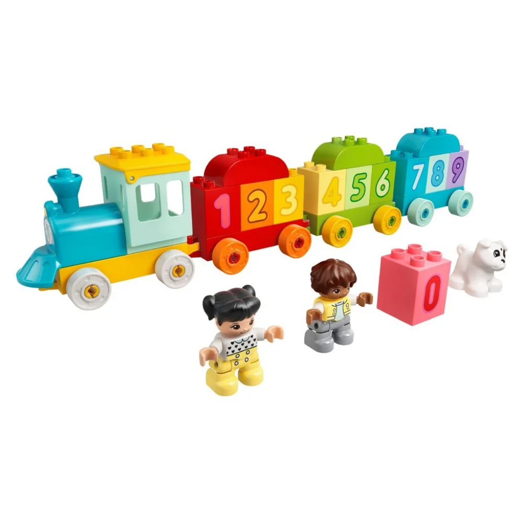 Конструктор LEGO Duplo Поезд с цифрами учимся считать 23 детали (10954) изображение 7