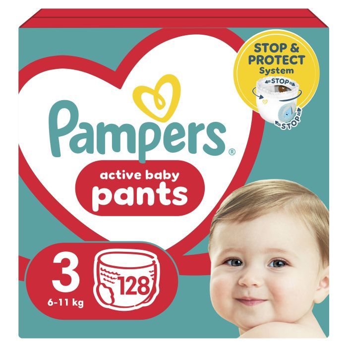 Подгузники Pampers Pants Midi Размер 3 (6-11 кг) 128 шт. (8006540069417)