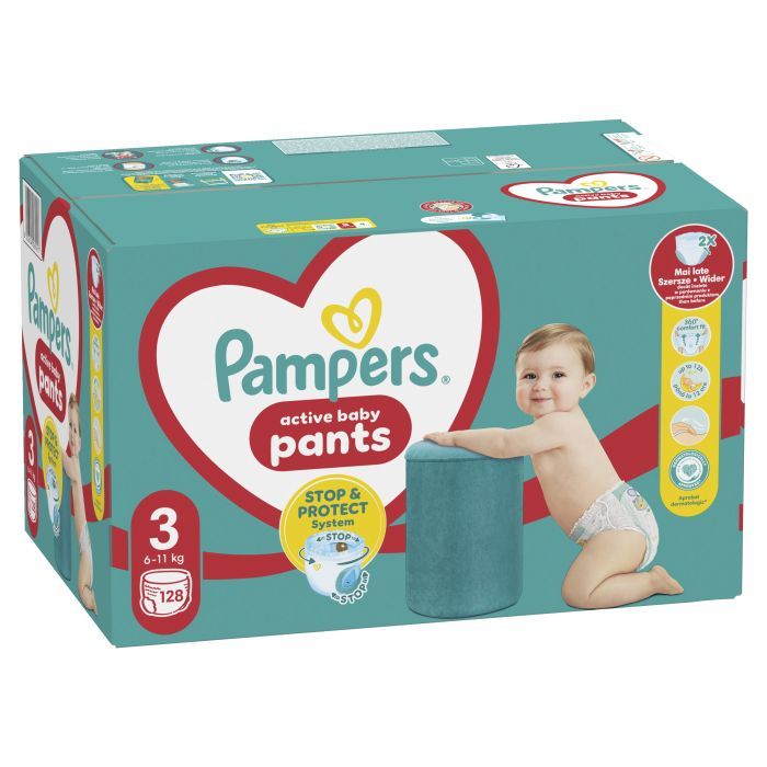 Подгузники Pampers Pants Midi Размер 3 (6-11 кг) 128 шт. (8006540069417) изображение 2
