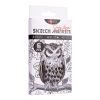 Художественный маркер Santi набор двусторонних sketch Gray tones 6 шт (390544)
