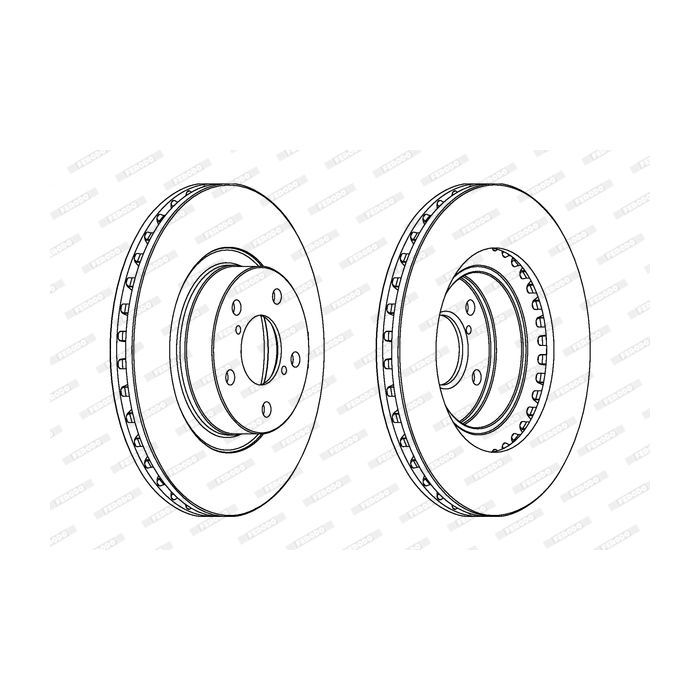 Тормозной диск FERODO DDF679C